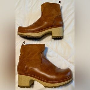 Tan Heeled Boots